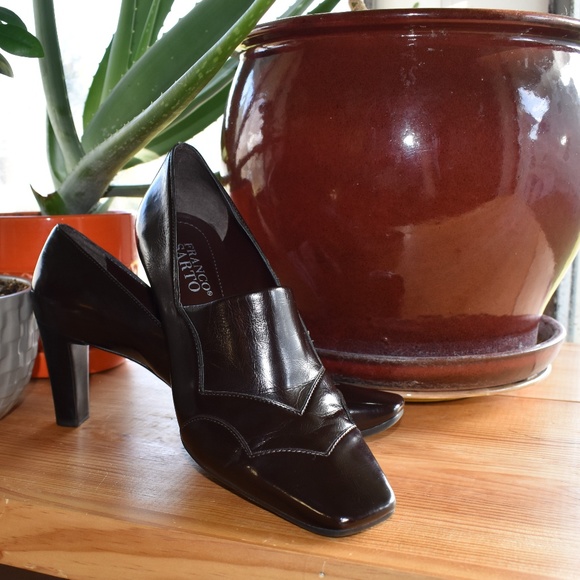 Franco Sarto Shoes - Size 8 Dark Brown Franco Sarto Loafer Heels